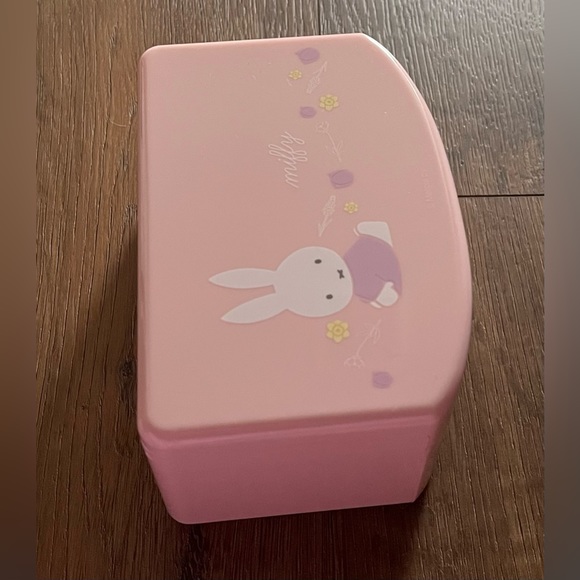 MIFFY-Imported (NWT) Pink Jewelry Box With Drawer & Mirror - Picture 6 of 13